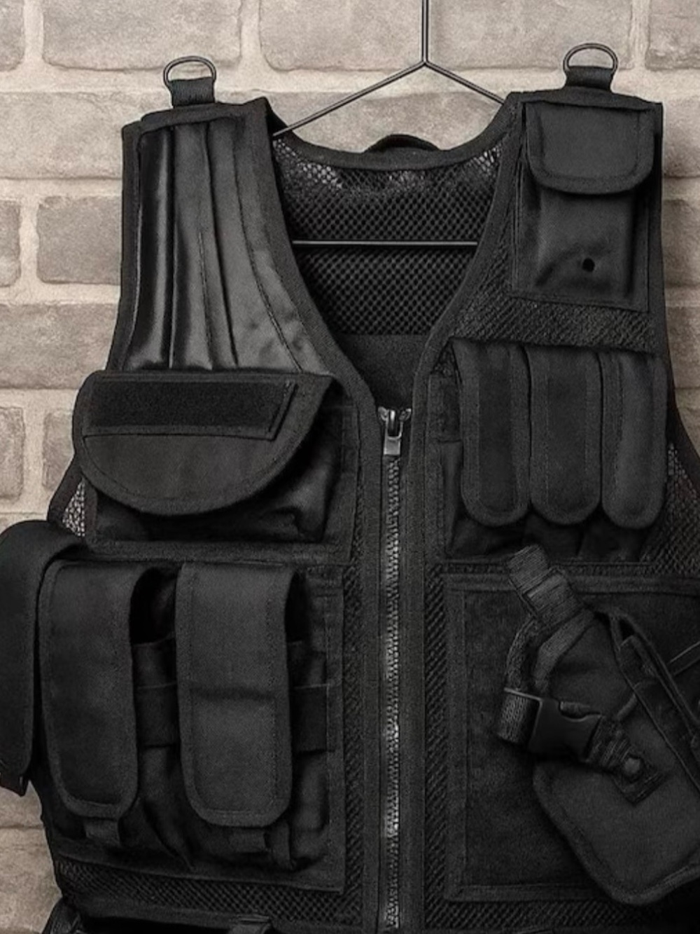 Tactical Utility Vest for Men - Black